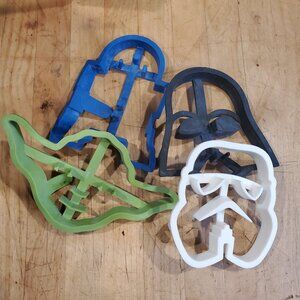 STAR WARS Non Stick Pancake Molds Yoda/Darth Vader/Storm Trooper